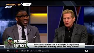 UNDISPUTED- Shannon on Brian Flores says Giants job was for show to satisfy NFL’s “Rooney Rule”
