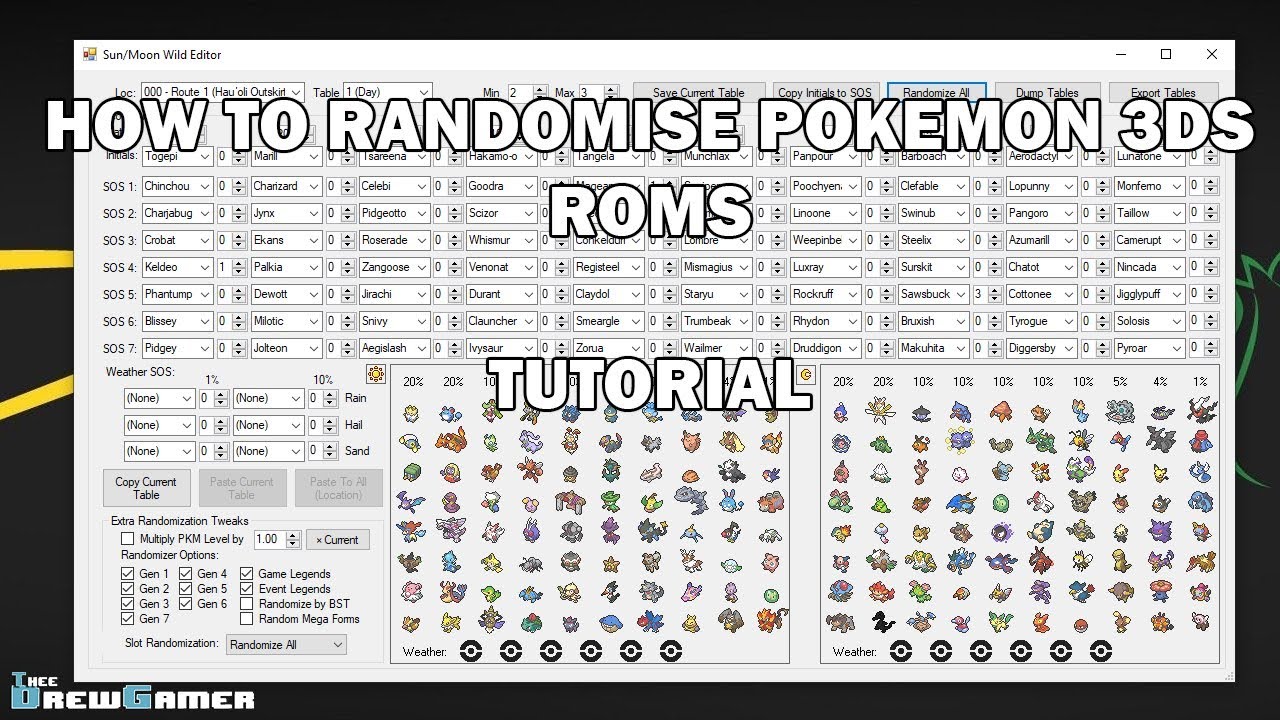 How to Randomize Pokemon 3ds Games Using Citra-qt! 
