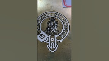 Fiber laser marking machine on brass laser engraving #engraving #shorts #logo #laser