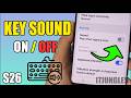 How to Turn On or Off Gboard Tap Sound (Samsung Galaxy S26/S26+/Ultra)