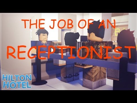 Roblox Bloxton Hotels Daily Work Of An Receptionist Youtube - how to get a job in roblox bloxton hotel