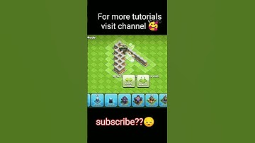 clash of clan // showcase base // how to write N in coc //#coc #shorts