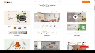 Davici  Furniture WooCommerce WordPress Theme shop 14 Website Builder