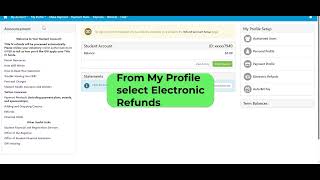 How to set up direct deposit via GWEB