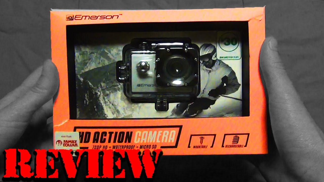 EMERSON HD Action Camera REVIEW - YouTube