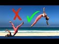 BAD LEG Gymnastics challenge | Teagan & Sam