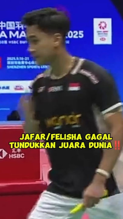 Jafar/Felisha gagal hadang juara dunia asal Malaysia ‼️ #chinamasters2025 #badminton #bulutangkis