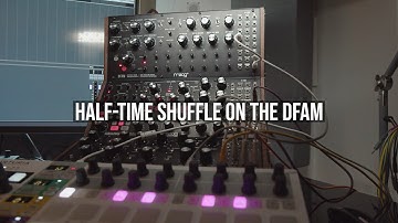 Half-time shuffle using the Beatstep Pro and DFAM