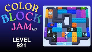 Color Block Jam Level 921 Solution Walkthrough