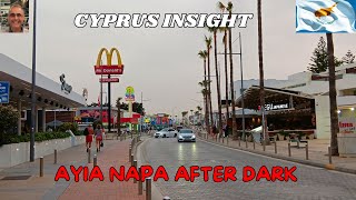 Nissi Avenue Ayia Napa Cyprus - Strolling After Dark