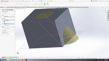 how to cut extrude along a straight path in solid works