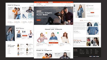 How to Create an Ecommerce Website using HTML CSS and JavaScript | Frontend Projects | Part 2