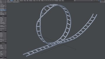 LightWave Model - Roller Coaster Loop #1