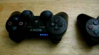 Blue LED PS3 controller (finished)