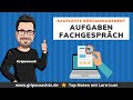 Aufgaben Fachgespräch 📝 Mündliche Prüfung Kauffrau für Büromanagement  ★ GripsCoachTV