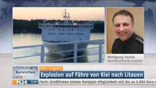 Explosion auf Fähre kurz vor Fehmarn (09.10.2010)