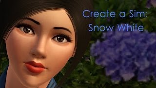 The Sims 3 Create A Sim Snow White