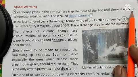 Class : 5, Subject : Science, Chapter : Changes in our Environment