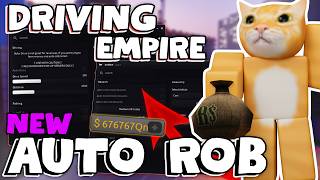 FASTEST Driving Empire AUTO FARM Script, Auto Race, Auto Rob, Auto Drive/Arrest & More!