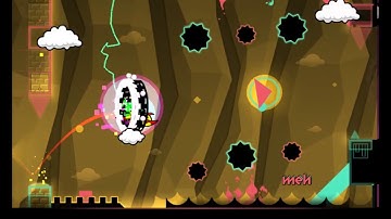 Geometry Dash Daily: Simple Sun by Usermatt18 (Harder) (3/3 Coins)