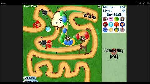 Using Every Tower Without Losing Lives (Track 1, Hard, Bloons Tower Defense 3 Challenge)