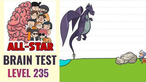 Brain Test All Star Level 235 | The knight must defeat the dragon | Walkthrough