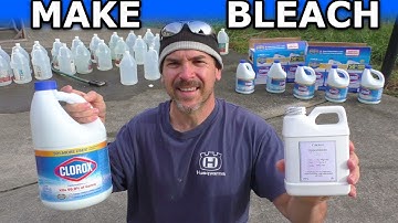 Make BLEACH at HOME with Calcium Hypochlorite Pool Shock Powder Emergency Drinking Water Supply