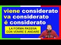 verbi italiani: la forma passiva con VENIRE e ANDARE (con sottotitoli in italiano e in inglese)