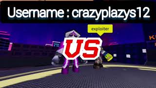 roblox boxing league *Hacker (exploiter) in class B duo*