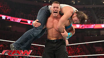 John Cena vs Dean Ambrose – United States Championship Match: Raw, March 30, 2015