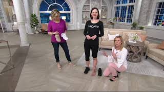 Vionic Leather Walking Sneakers -Walker on QVC