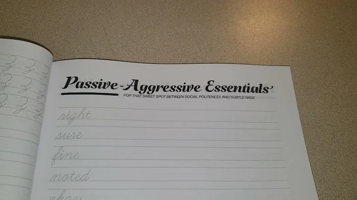 FUNNY ENGAGING? Sarcastic Cursive Handwriting Workbook for Adults Review Unboxing