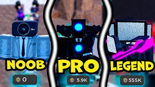 OMG!!!  Noob VS PRO VS Legend in Toilet Tower Defense EPISODE 69