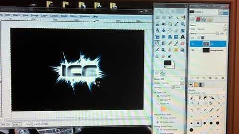 Gimp frosty ice effect tutorial