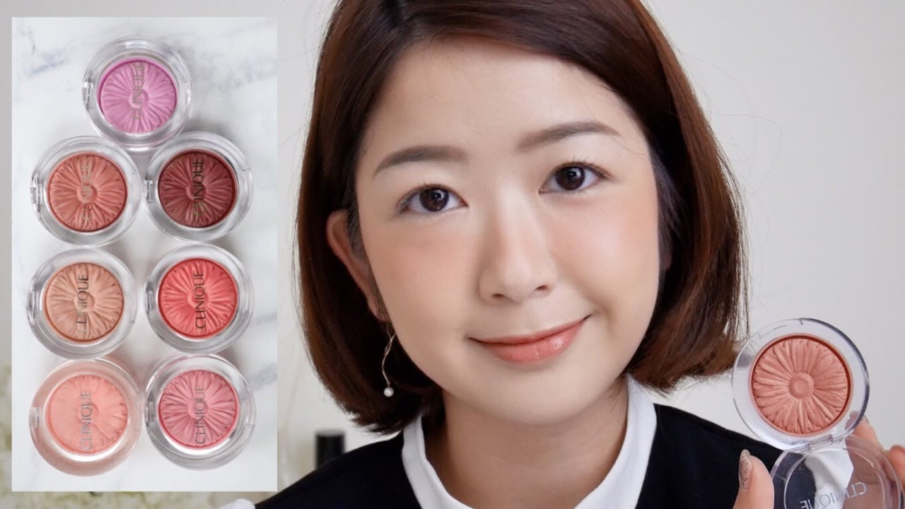 人肉試色紙😂小花腮紅7色上臉試色