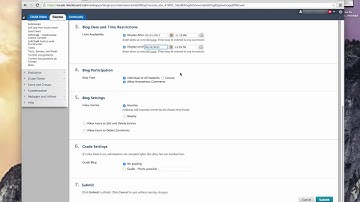 How To Create a Blog on Blackboard