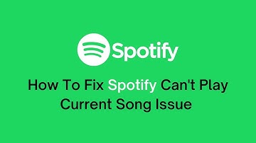 How to Fix Spotify Can