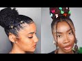 NATURAL HAIRSTYLES WITH BRAIDS/TWISTS