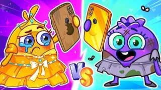 Rich VS Poor Princess  Everything Turns Gold  Kids Videos for Kids and Nursery Rhymes