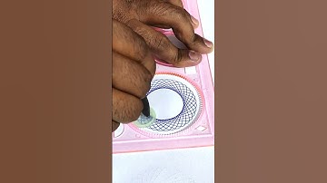Satisfying videos with spirograph ruler magic ruler Infinity rotation