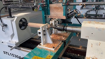 STYLECNC CNC wood turning lathe machine with automatic feeding system