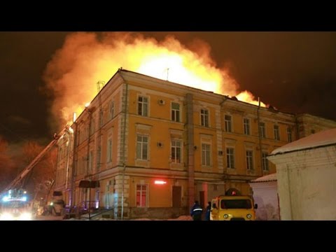 В Твери горела детская больница