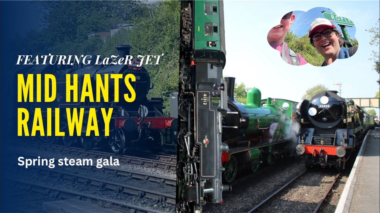 The Watercress Line spring steam gala on Sunday the 27/4/2025 locos in description and @LaZeRJET