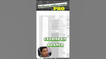 Excel: Función OCULTA para rellenar celdas VACIAS! 😎