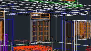 pankaj home 3d clip 2d Wireframe