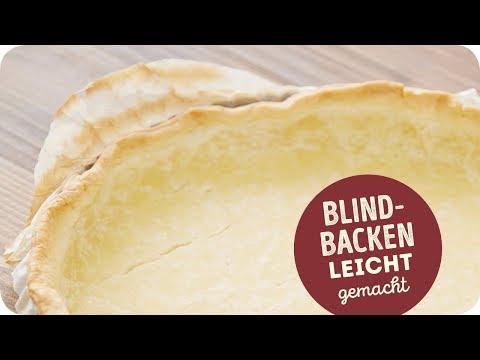 Video: Soll ich Blätterteig für einen Kuchen blind backen?