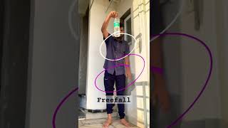 weightlessness during freefall #gravity #physics #vlogs