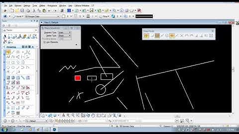 Microstation Element snaps