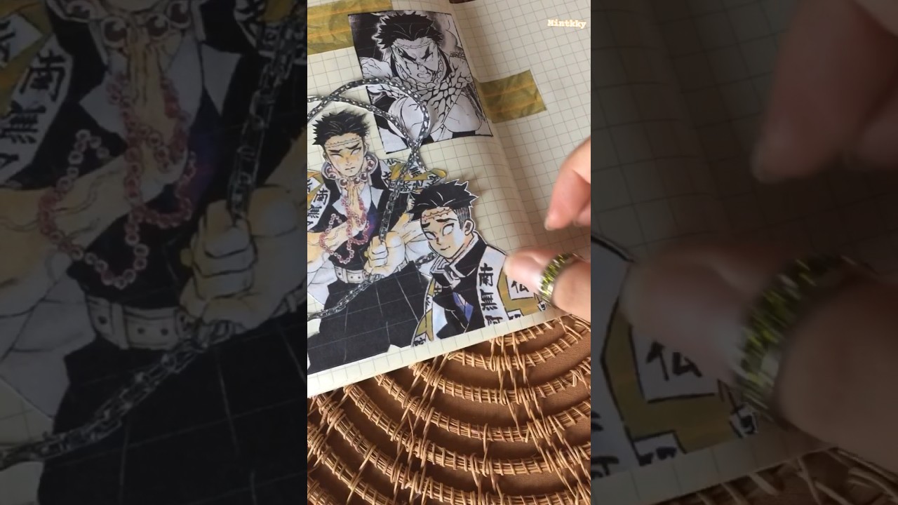 Anime journal with me | demon slayer gyomei 
