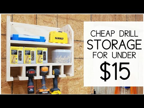 Video: Drill Storage: How To Store In The Stand? Organizers And Boxes, Cases And Other Devices For Their Storage In The Garage And Workshop